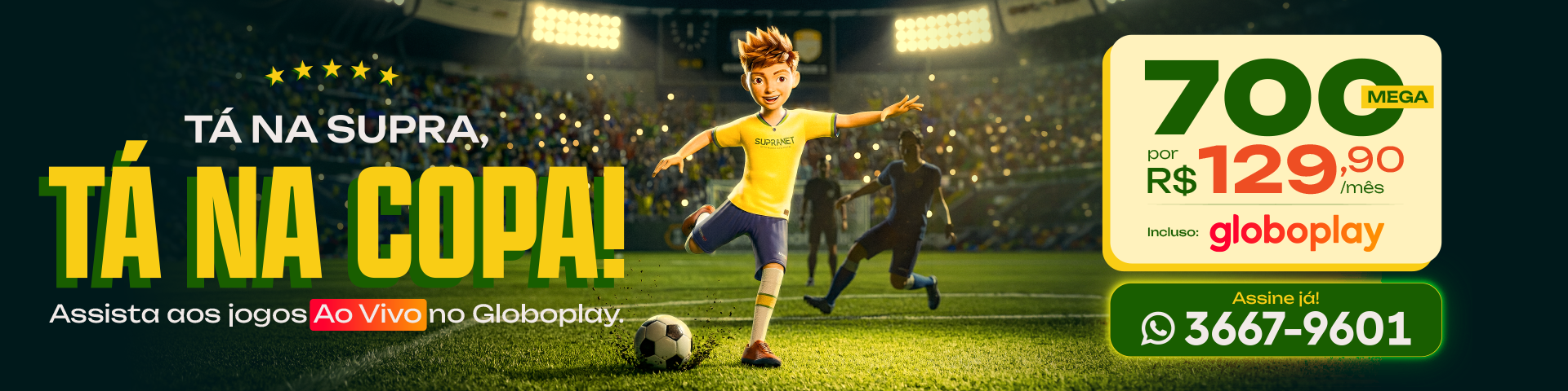 Tá na Supra, tá na copa!